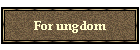 For ungdom